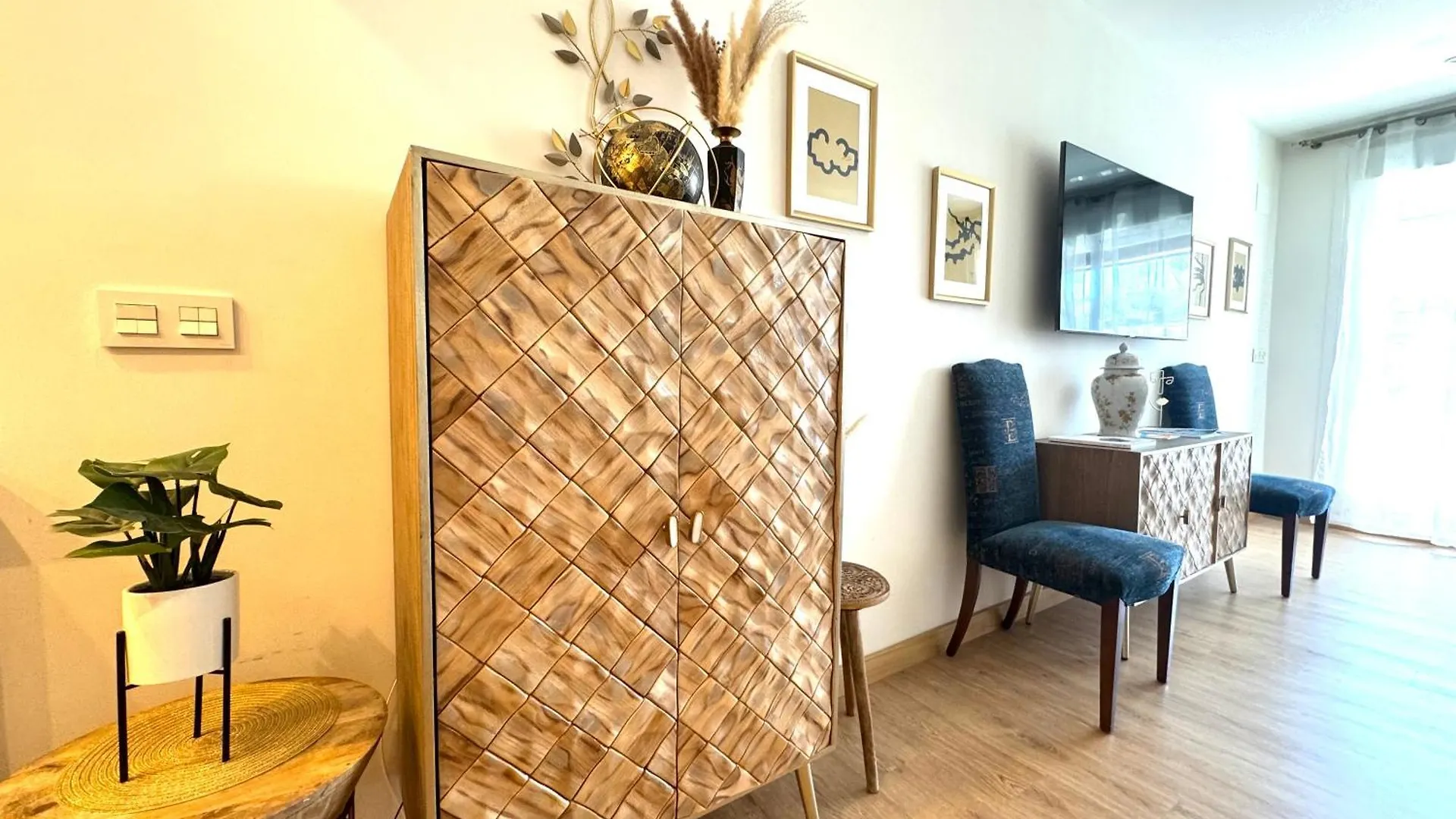 Apartmán Paradise Luxurious Apartment, Free Parking, 3 Double Rooms, 4 Beds, Terrace, Jacuzzi, New San Sebastián Španělsko